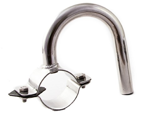 ABRAÇADEIRA INOX CURVADA P/ ENTRADA LEITE 50 MM COD.00669