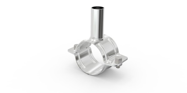 ABRAÇADEIRA INOX C/ TUBO P/ ENTR. LEITE 50 MM – COD 0650010015